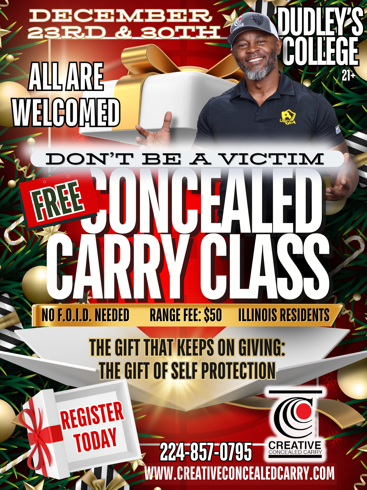 (Dudley’s College)Free Concealed Carry Class